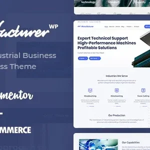 Manufacturer – Factory Industrial Theme