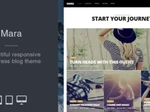 Mara – Beautiful Photo WordPress Blog Theme