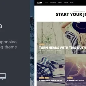 Mara – Beautiful Photo WordPress Blog Theme