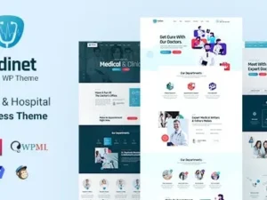 Medinet – Medical and Health WordPress Theme +RTL