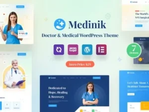 Medinik – Doctor & Medical WordPress Theme