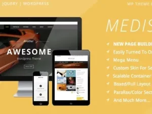 Mediso – Corporate / One-Page / Blogging WP Theme