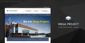 Mega Project – Construction WordPress Theme