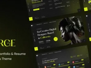 Merge – Personal Portfolio & Resume WordPress Theme