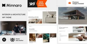 Minnaro – Interior Design and Architecture WordPress Theme