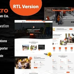 Montro – Construction WordPress Theme RTL Ready
