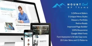 MountCool – Single Page Portfolio WordPress Theme