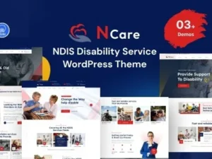 Ncare NDIS Disability Service WordPress Theme