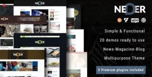 Neder – WordPress News Magazine and Blog Theme