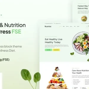 Nutritist – Healthy Food & Nutrition Coach FSE WordPress Theme