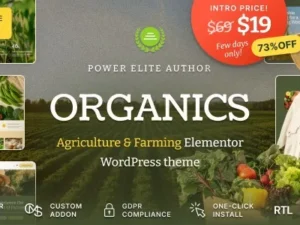 Organics – Agriculture & Food Farm WordPress Theme