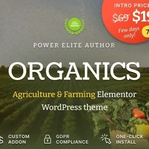 Organics – Agriculture & Food Farm WordPress Theme