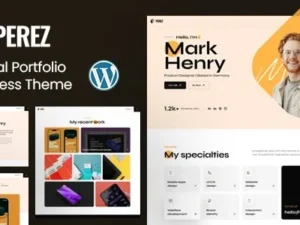 Perez – Personal Portfolio WordPress Theme