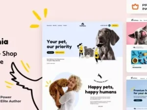PetMania – Pet Care Shop WordPress Theme