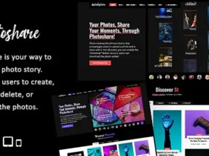 Photoshare – Blog Story & Photos Download WordPress Theme