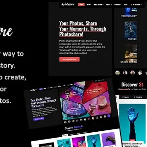 Photoshare – Blog Story & Photos Download WordPress Theme