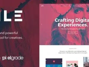 PILE – An Uncoventional WordPress Portfolio Theme