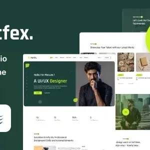Portfex – Personal Portfolio WordPress Theme