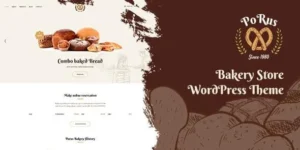 Porus – Bakery Store WordPress Theme