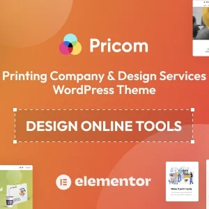Pricom Printing Company & Design Services WordPress theme