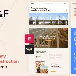 R&F – Roof & Floor WordPress Theme