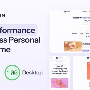 Revision Optimized Personal Blog WordPress Theme