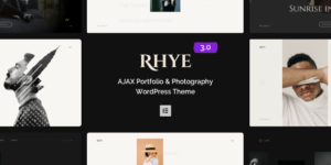 Rhye – AJAX Portfolio WordPress Theme