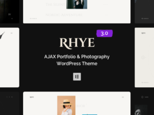Rhye – AJAX Portfolio WordPress Theme