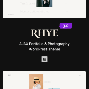 Rhye – AJAX Portfolio WordPress Theme