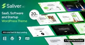 Saliver – SaaS & Software Startup Tech WordPress Theme