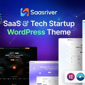 SassRiver – SaaS & Tech Startup WordPress Theme