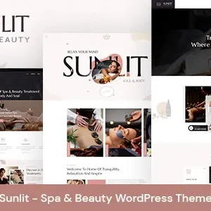Sunlit – Spa & Beauty WordPress Theme