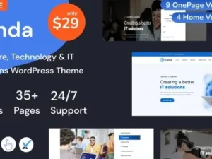 Tanda – Technology & IT Solutions WordPress Theme