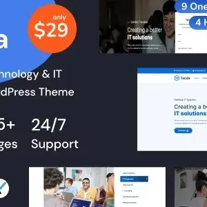 Tanda – Technology & IT Solutions WordPress Theme