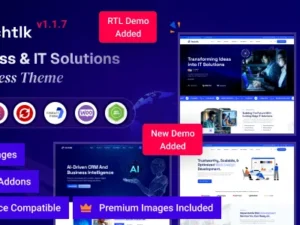 Techtlk – Business & IT Solutions WordPress Theme