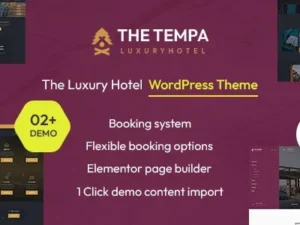 Tempa – The Luxury Hotel WordPress