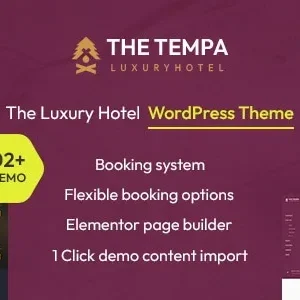 Tempa – The Luxury Hotel WordPress