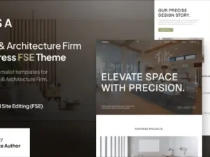 Tensa – Interior Design & Architecture Firm FSE WordPress Theme