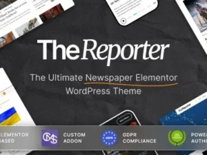 The Reporter – Newspaper Editorial WordPress Theme