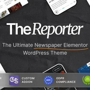 The Reporter – Newspaper Editorial WordPress Theme