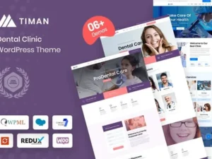 Timan – Dental Clinic WordPress Theme