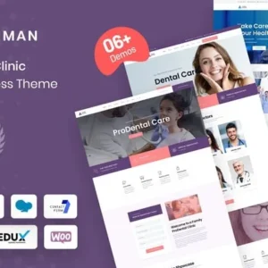 Timan – Dental Clinic WordPress Theme