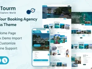 Tourm Travel & Tour Booking Agency WordPress Theme