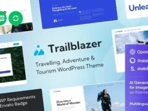 Trailblazer – Travel Theme With AI WordPress Themes