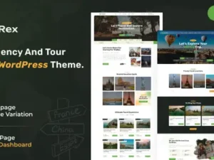 TripRex Travel Agency & Tour Booking WordPress Theme