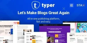 Typer – Amazing Blog and Multi Author Publishing Theme