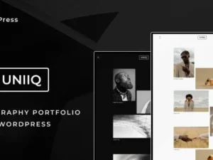 Uniiq Photography Portfolio WordPress Theme