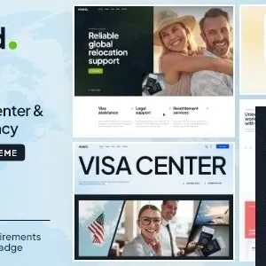 Visard – Immigration Center & Travel Agency WordPress Theme
