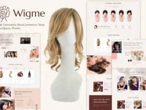 Wigme – Hair Extensions WooCommerce Shop for wordpress
