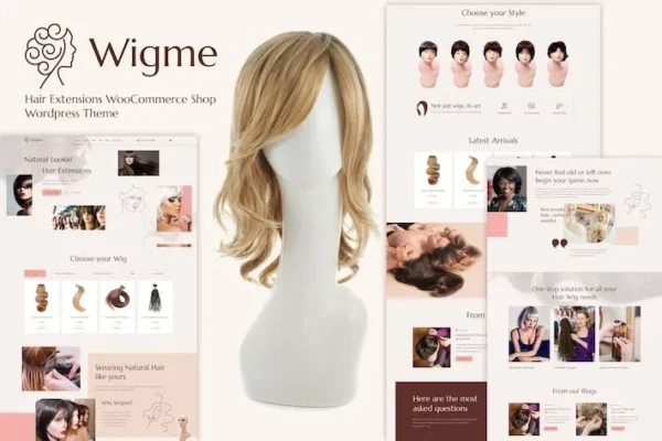 Wigme Hair Extensions WooCommerce Shop